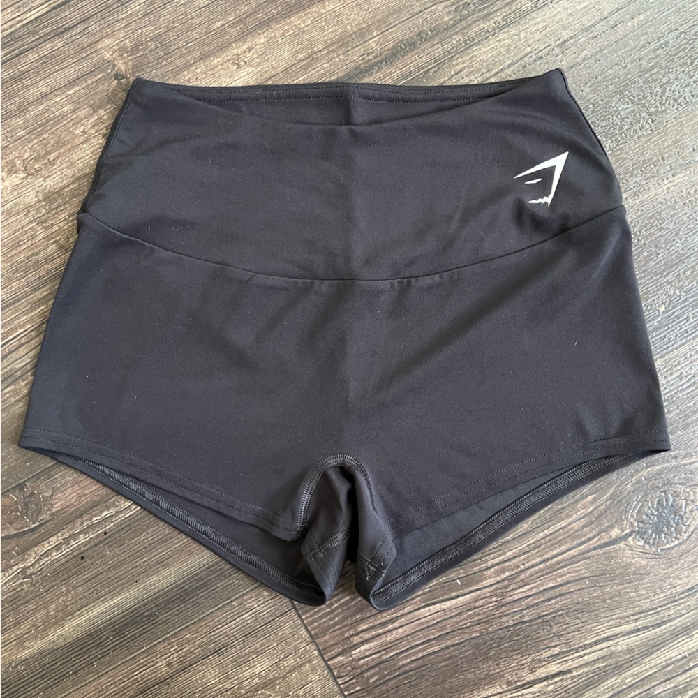 Gymshark training shortie shorts, black, size M